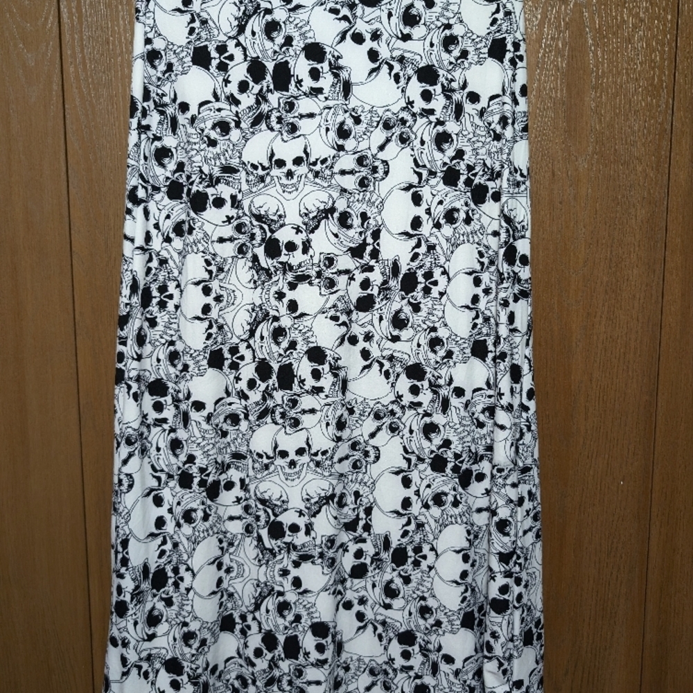 Skull Maxi Skirt